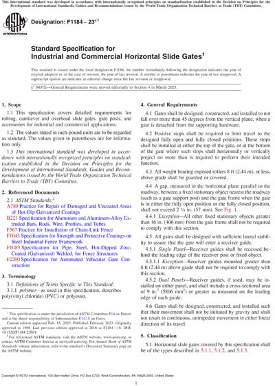 Standards PDF Cover Page