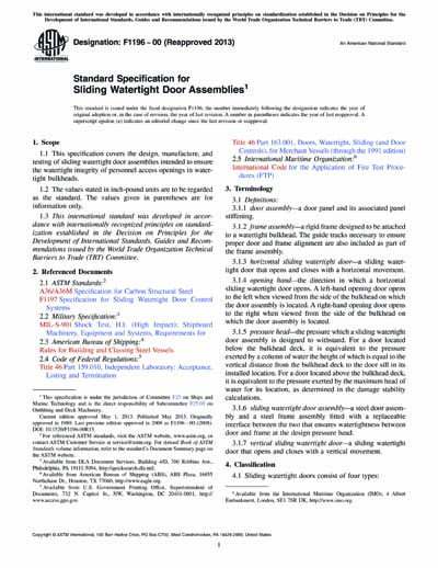 Standards PDF Cover Page