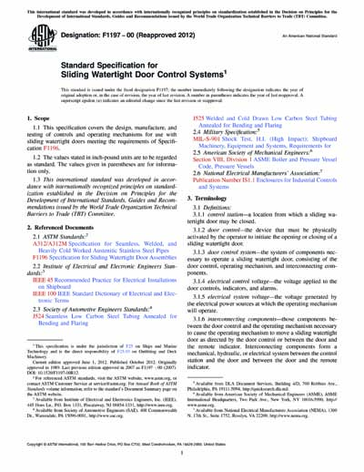 Standards PDF Cover Page