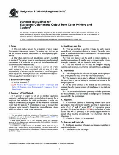 Standards PDF Cover Page