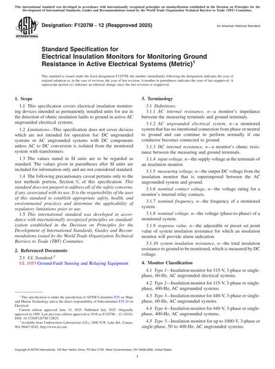 Standards PDF Cover Page