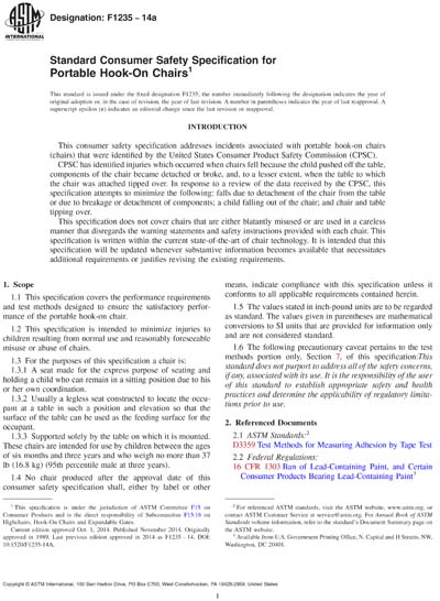Standards PDF Cover Page