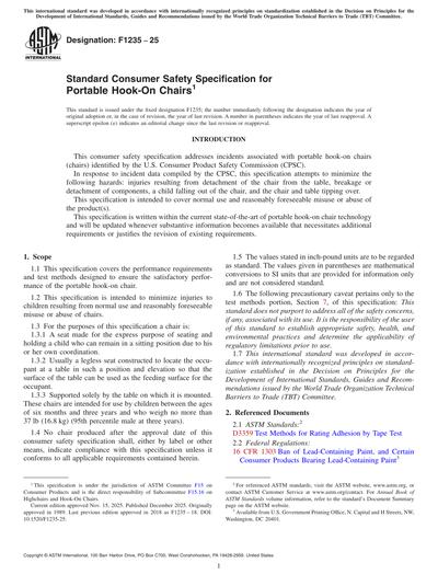 Standards PDF Cover Page