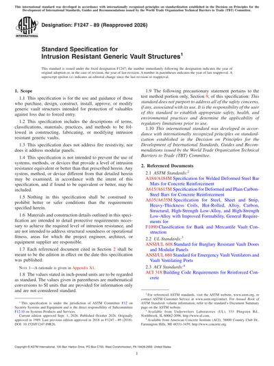 Standards PDF Cover Page