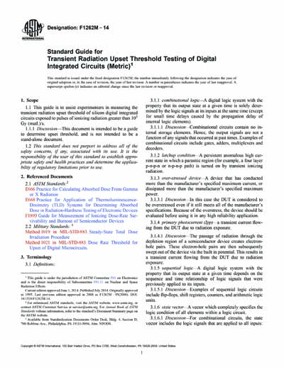 Standards PDF Cover Page