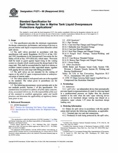 Standards PDF Cover Page