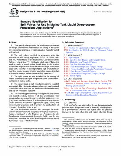Standards PDF Cover Page