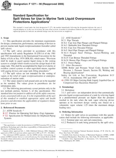 Standards PDF Cover Page
