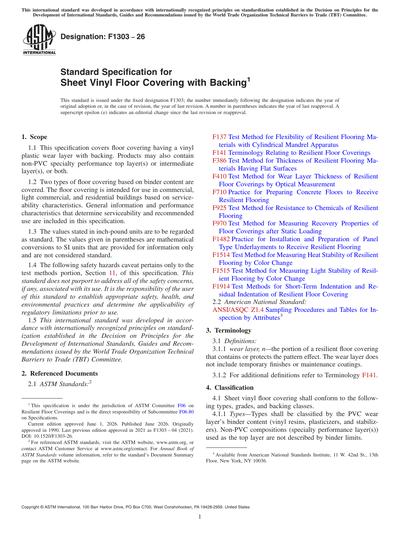 Standards PDF Cover Page