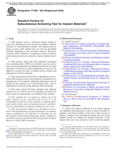 Standards PDF Cover Page