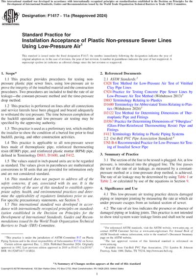 Standards PDF Cover Page