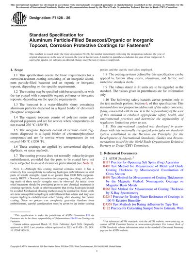 Standards PDF Cover Page