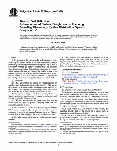 Standards PDF Cover Page