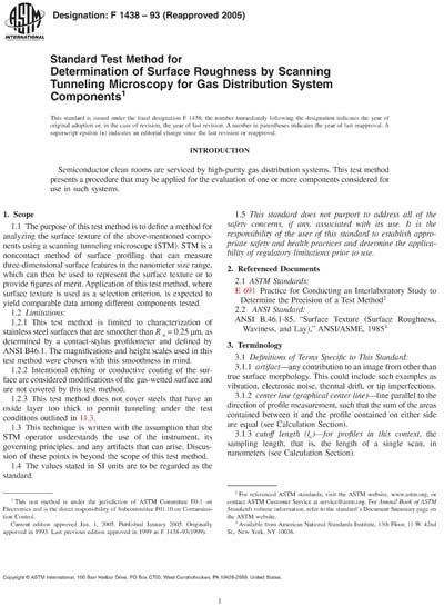 Standards PDF Cover Page