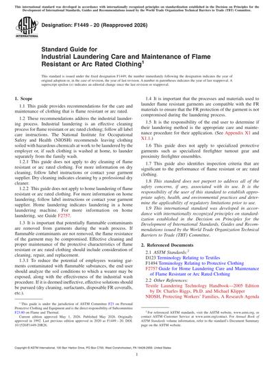 Standards PDF Cover Page