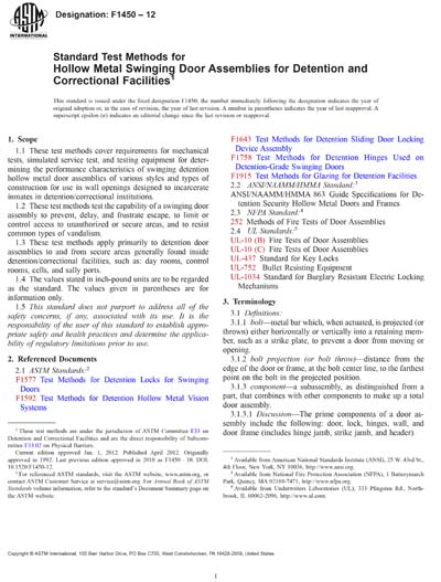 Standards PDF Cover Page