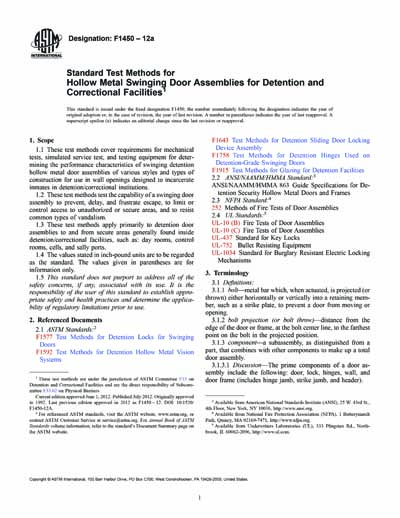 Standards PDF Cover Page