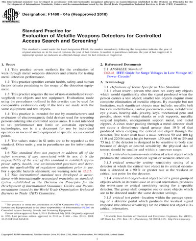Standards PDF Cover Page