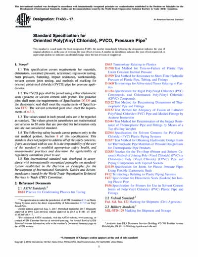Standards PDF Cover Page