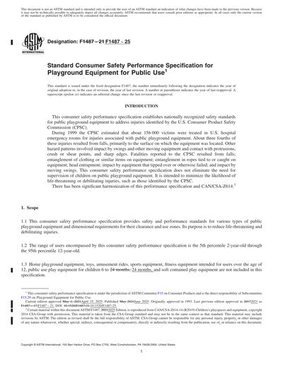 Standards PDF Cover Page