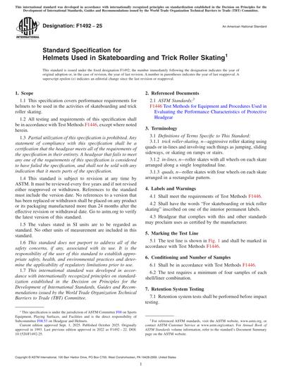 Standards PDF Cover Page