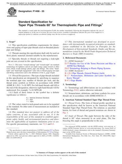 Standards PDF Cover Page