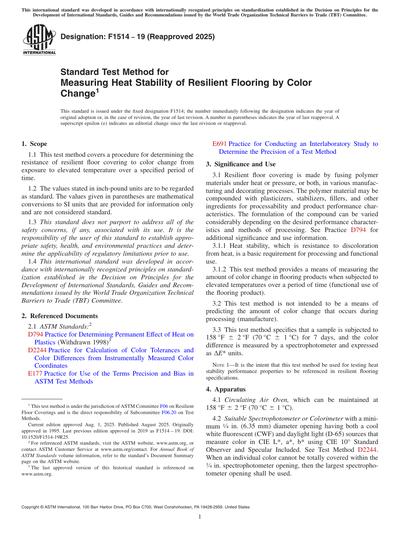 Standards PDF Cover Page