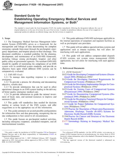 Standards PDF Cover Page