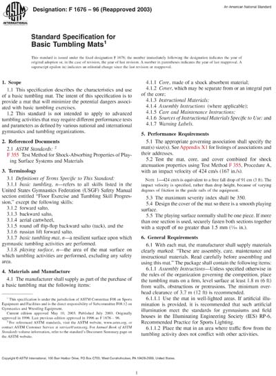 Standards PDF Cover Page