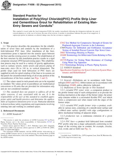 Standards PDF Cover Page