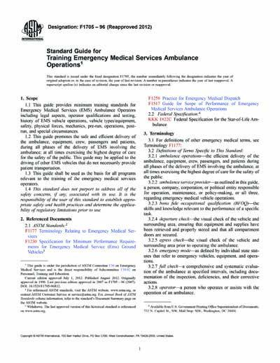 Standards PDF Cover Page