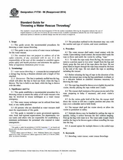 Standards PDF Cover Page