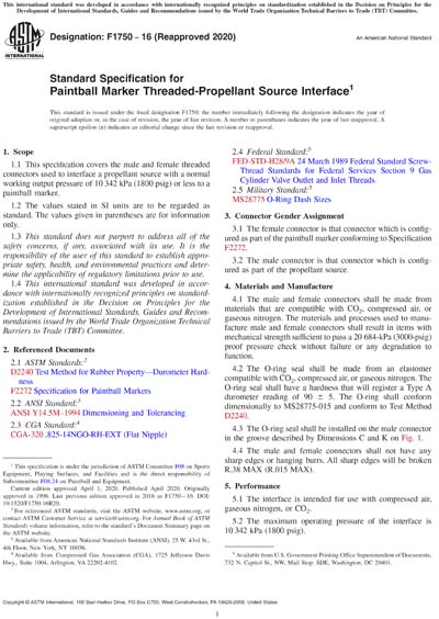 Standards PDF Cover Page