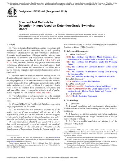 Standards PDF Cover Page