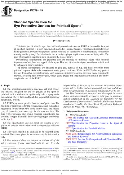 Standards PDF Cover Page