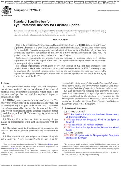 Standards PDF Cover Page