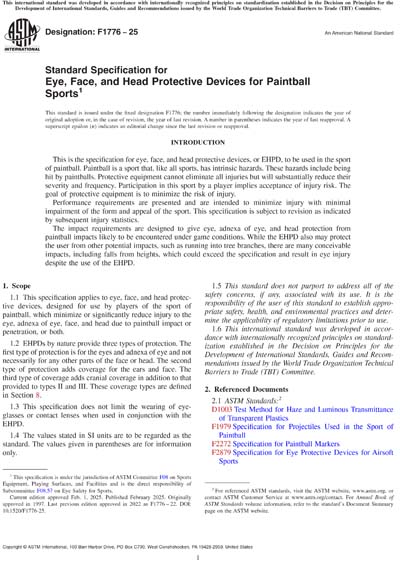 Standards PDF Cover Page