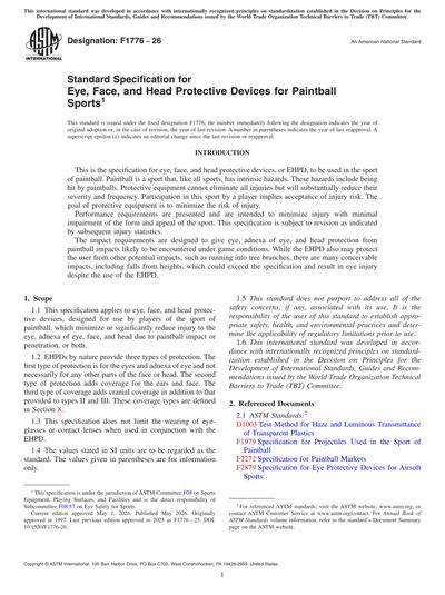Standards PDF Cover Page