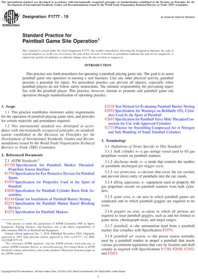 Standards PDF Cover Page