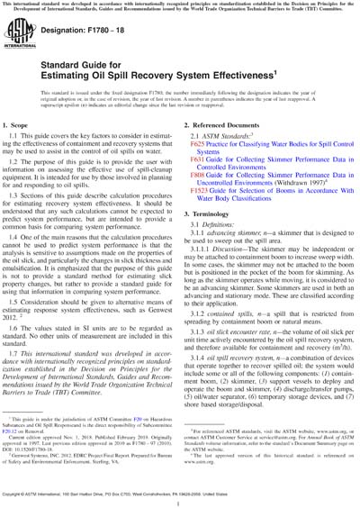 Standards PDF Cover Page