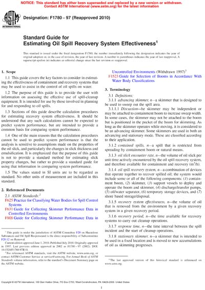 Standards PDF Cover Page