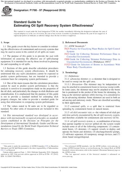 Standards PDF Cover Page