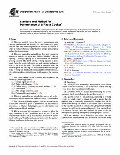 Standards PDF Cover Page