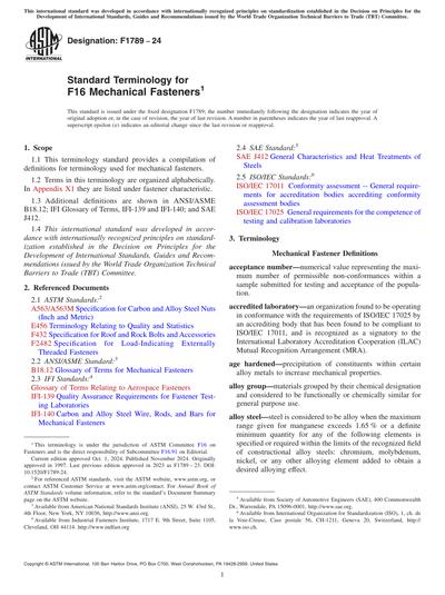 Standards PDF Cover Page