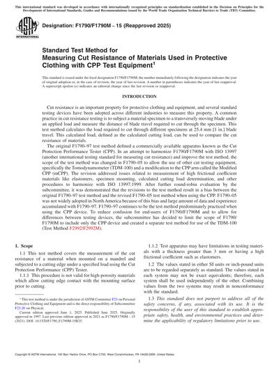 Standards PDF Cover Page