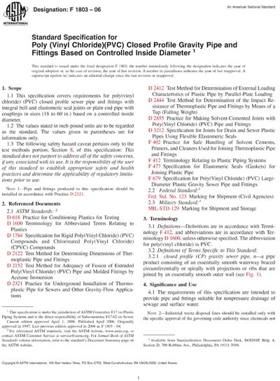 Standards PDF Cover Page