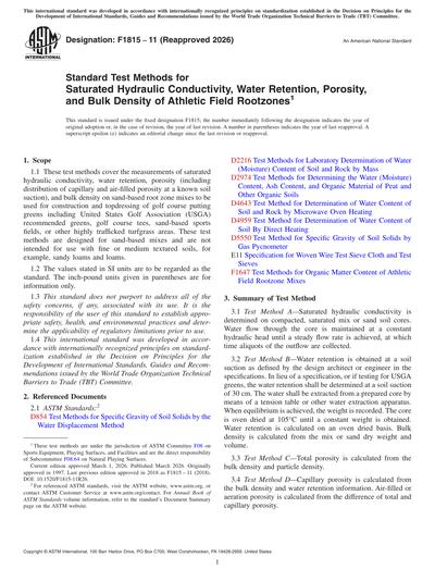 Standards PDF Cover Page