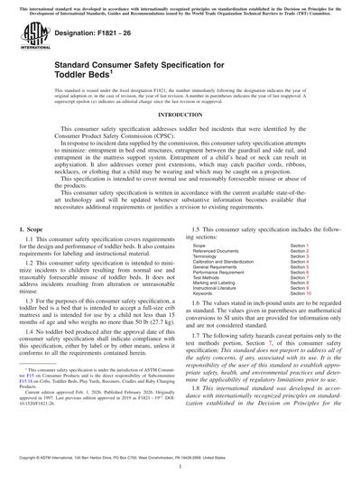 Standards PDF Cover Page
