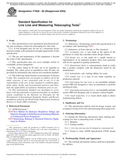 Standards PDF Cover Page