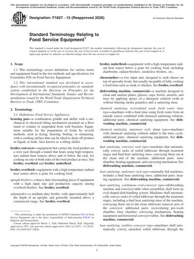 Standards PDF Cover Page
